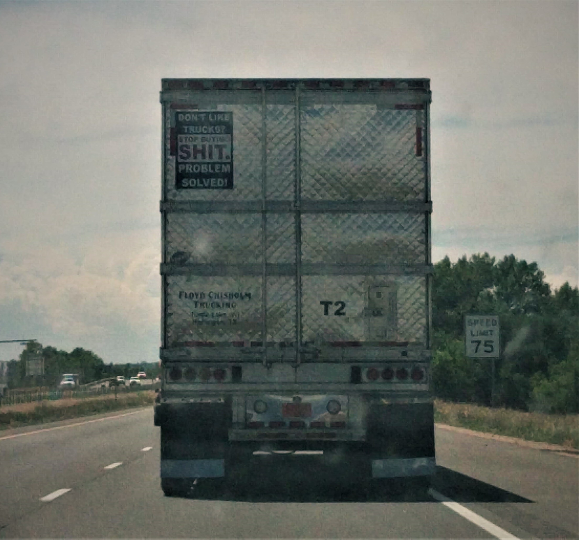 Don't like trucks? Stop buying shit. Problem solved.